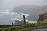 Tormenta en la costa del Anillo de Kerry, frente a las Skellig