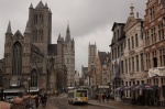 Three towers in Gent