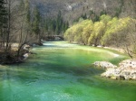 El río Sava Bohinjka...