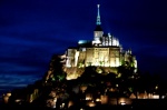 Anochecer in Mont Saint Michel
