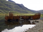 Barco varado en Mjóifjörður