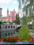 Iglesia de los franciscanos en Ljubliana