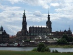 Dresden - Cathedral and Elba river