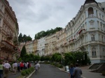 Una bonita avenida  de Karlovy Vary ( Rep. Checa )