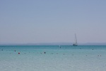 Pelosa Spiaggia, Sardinia, Italy without people ..