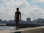 Malecon with child walking