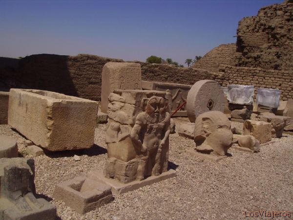 Bes, el protector de las parturientas -Templo de Seti -Abydos- Egipto