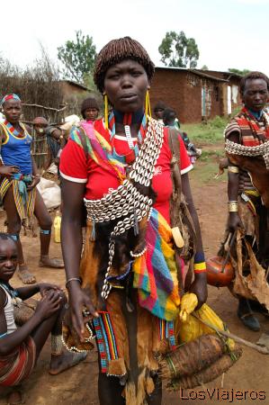 Banna Woman - Key Afer - Omo Valley - Ethiopia
Mujer Banna - Keyafer - Valle del Omo - Etiopia