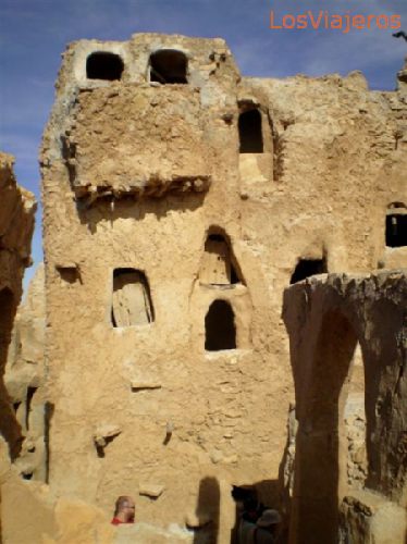 Nalut, Castillo, soluciones de arquitectura popular - Libia