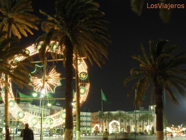 Tripoli, Green Square, The main entrance to the city from the port - Libya
Trípoli, Plaza Verde, entrada a la ciudad desde el puerto - Libia