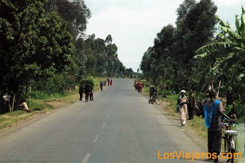 De camino a Ruhengeri - Ruanda