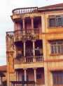 Old building in the former colonial capital of Benin  