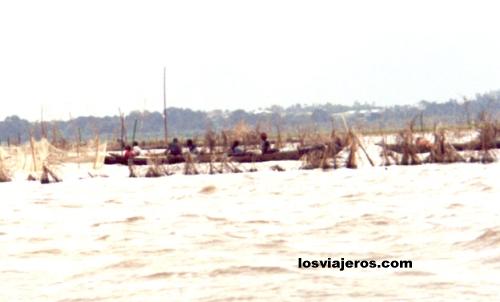 Fishing nets in the Lagoo of Ganvie - Benin
Redes de los pescadores - Ganvie - Benin