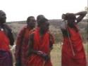 Masai people near masai mara  
