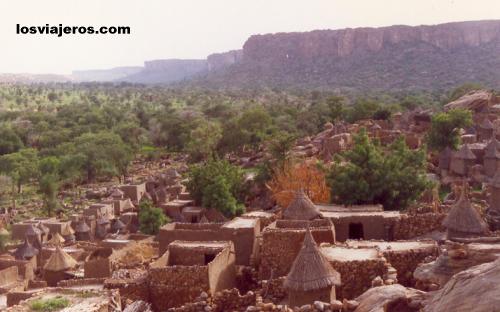 Paisajes del Acantilado o Falla de Bandiagara - País Dogon - Mali
