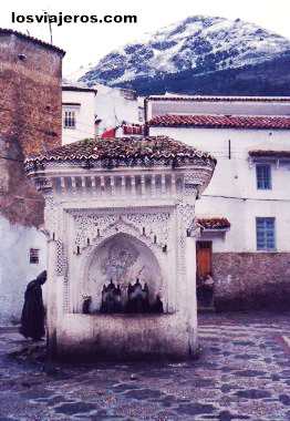Fuente de Chauen en invierno - Marruecos