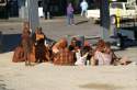 Himba tribe waiting for tourists - Namibia