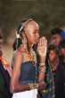 Chica Bororo o Woodabe durante la fiesta Gereewol - Niger