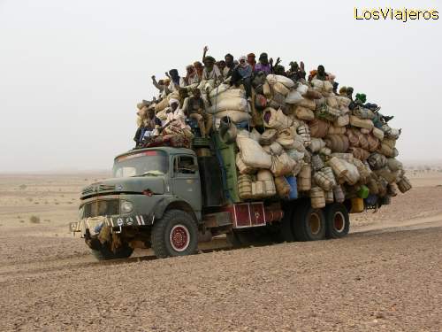 Linea de transporte publico Libia-Agadez - Niger