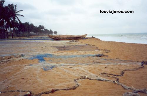 Playas de Aneho, la antigua capital de Togo.