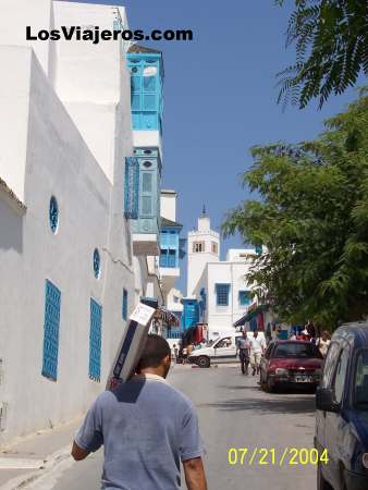 Calles - Sidi Bou Said - Túnez - Tunez