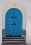 Go to big photo: Muslin typical door - Sidi Bou Said - Tunisia