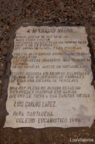 Poema a Cartagena - Colombia