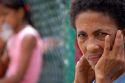 Abuela observando a los niños de la fundación El Shadday - Cartagena - Colombia