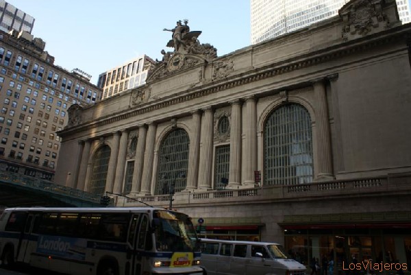 Fachada principal de la Gran Estación Central - Nueva York - USA
