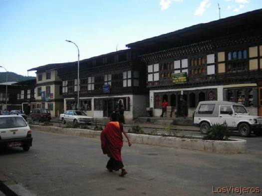 Calle principal de Paro - Bhutan