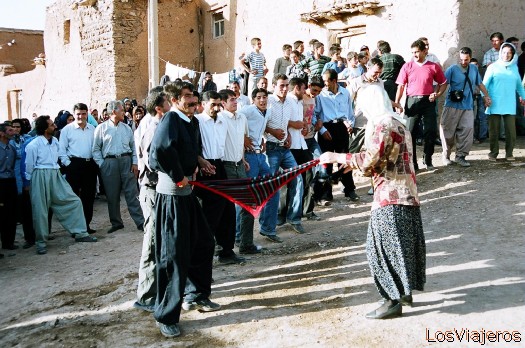 Ahmed Abad-baile en un boda kurda-Irán - Iran