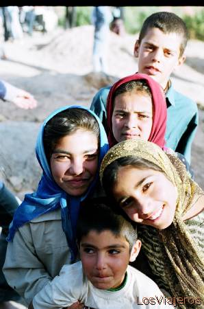 Ahmed Abad-Niños kurdos-Irán - Iran