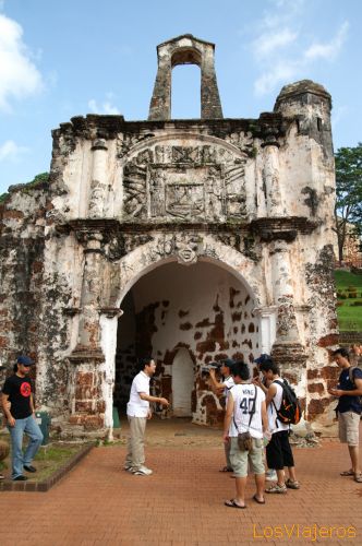 A Famosa Fort -Malacca or Melaka- Malaysia
Puerta de los Portugueses o Fuerte A Famosa-  Melaka, Malaca - Malasia