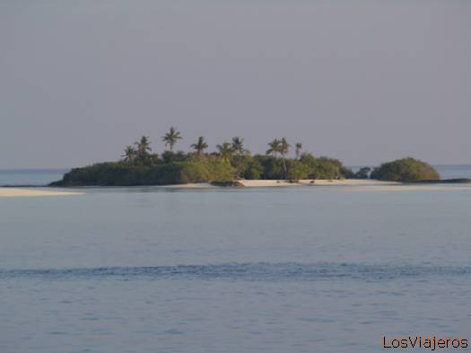 Isla deshabitada- Maldivas