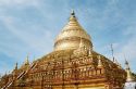 Shwezigon,one of the oldest pagodas in Bagan,was built as th