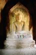 Inside the 46 metre high temple,there are four Buddhas on th