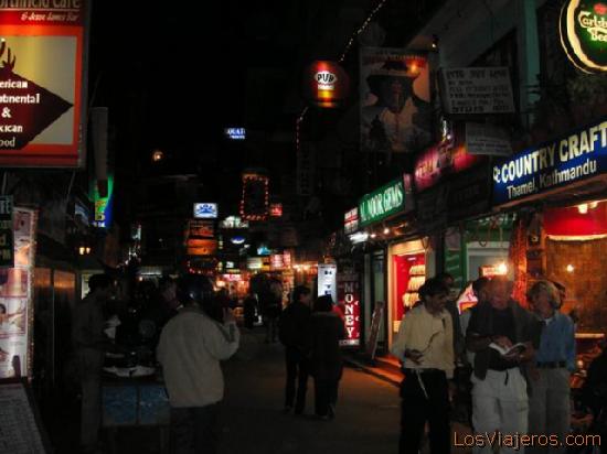 Thamel de noche - Nepal