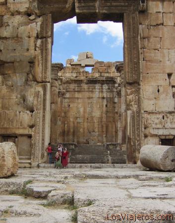 Entrada al Templo de Jupiter - Baalbeck - Libano