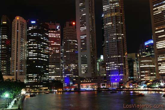La ciudad de noche - Singapur