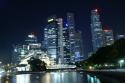 Ampliar Foto: La ciudad de noche - Singapur