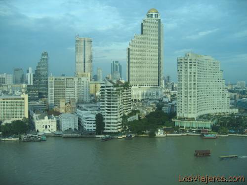 Bangkok view from a room of Peninsula Hotel - Thailand
Vista de Bangkok desde una habitación del Hotel Peninsula - Tailandia