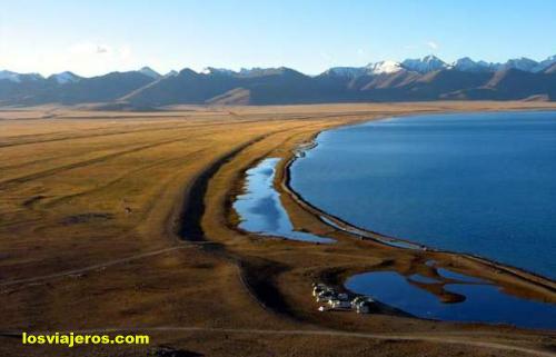 Vista del Lago Nam-tso - Tibet - China