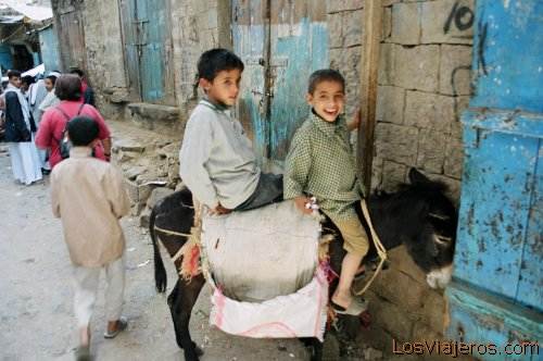 Niños en Djibla - Yemen