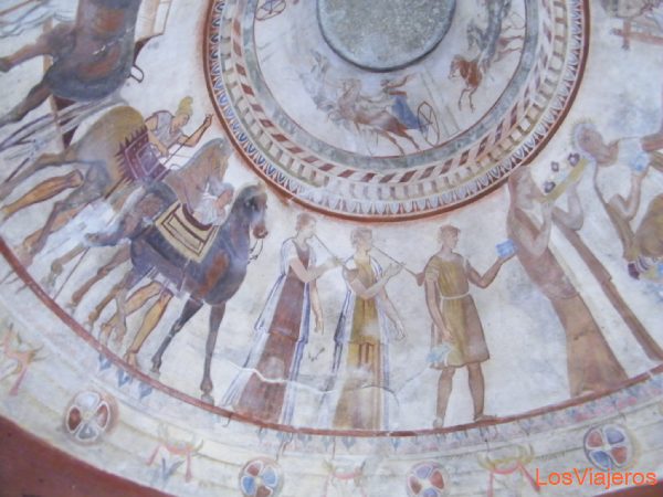 Details of the dome of the thracian tomb of Kazanlak - Bulgaria
Detalles de la cúpula  de la tumba tracia de Kazanlak - Bulgaria
