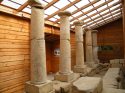 Go to big photo: Columns of the Thracian sanctuary  of Starosel