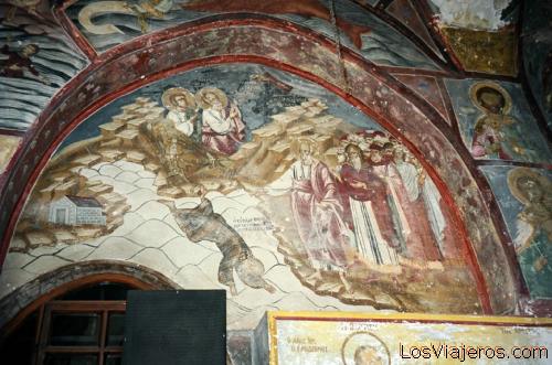 Patmos-Fresco del Monasterio de San Juan el Teólogo-Grecia