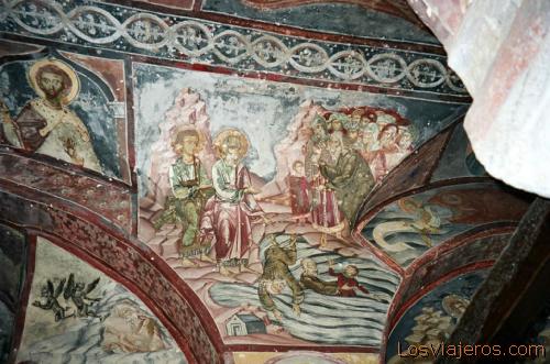 Patmos-Fresco in Monastery of Aghios Ioannis Theologos-Greece
Patmos-Fresco del Monasterio de San Juan el Teólogo-Grecia