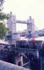Tower Bridge on the Thames river  