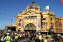 Flinders Street Station is the central railway station of th