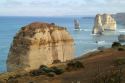 The Twelve Apostles are a collection of natural limestone st